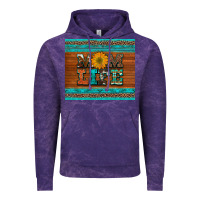 Cloud Purple mom life leopard cowhide turquoise aztec Vintage Hoodie - Artiststas