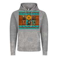 Cloud Rock mom life leopard cowhide turquoise aztec Vintage Hoodie - Artiststas