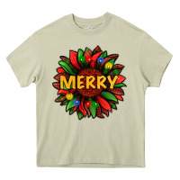 Mossy merry christmas with light sunflower bbs Heavy Core Tee - BundleAndBundleShop
