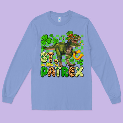 St. Patrex Long Sleeve Tee Designed By Artiststas