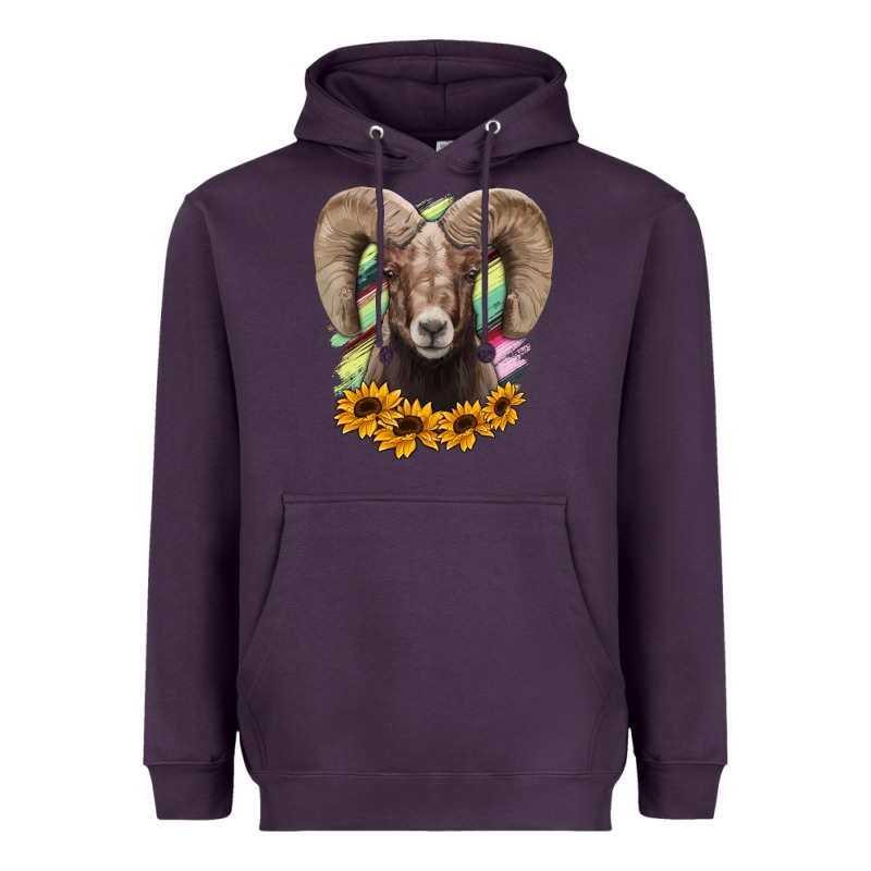 Bighorn Sheep Heavyweight Hoodie by RanaPortraitStore | Teevron
