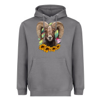 Storm Bighorn Sheep Heavyweight Hoodie - RanaPortraitStore