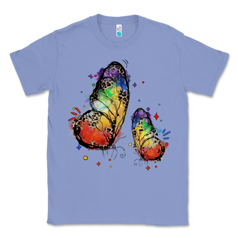 Rainbow Butterfly Pride Classic Tee by FaDigitalArtStudio | Teevron