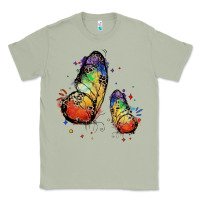 Matcha rainbow butterfly pride Classic Tee - FaDigitalArtStudio