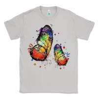 Moon Dust rainbow butterfly pride Classic Tee - FaDigitalArtStudio