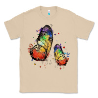 Mushroom rainbow butterfly pride Classic Tee - FaDigitalArtStudio