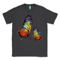 Smoke rainbow butterfly pride Classic Tee - FaDigitalArtStudio