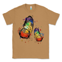 Toasted Coconut rainbow butterfly pride Classic Tee - FaDigitalArtStudio