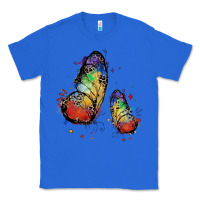 True Royal rainbow butterfly pride Classic Tee - FaDigitalArtStudio