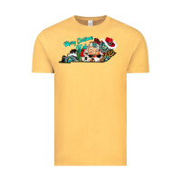 Vintage Mustard merry christmas y'all kentucky Vintage Tee - CowhideDigitalArt