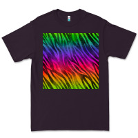 Plum colorful zebra seamless pattern Premium Tee - BundleAndBundleShop