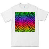 White colorful zebra seamless pattern Premium Tee - BundleAndBundleShop