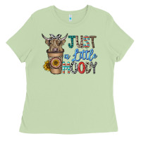Matcha just a latte moody Ladies Tee - CowhideDigitalArt