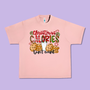 Christmas Calories Dont Count Urban Heavy Tee Designed By Cowhidedigitalart
