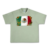 Oil Green Mexican Flag Cactus Sunflower Urban Heavy Tee - Jasminsmagicworld
