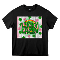 Black lucky charm st patricks day Heavy Core Tee - FaDigitalArtStudio