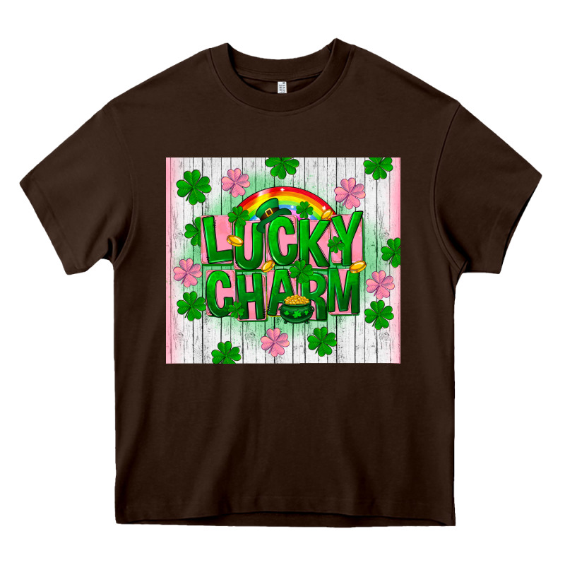 Lucky Charm St Patricks Day Heavy Core Tee by FaDigitalArtStudio | Teevron
