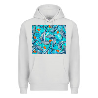 Dove Grey humpback whale tumbler Premium Hoodie - BarkalooDesign