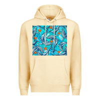 Pina Colada humpback whale tumbler Premium Hoodie - BarkalooDesign