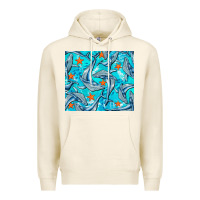 Tofu humpback whale tumbler Premium Hoodie - BarkalooDesign