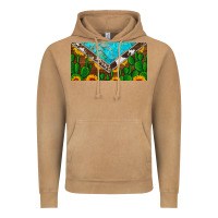 Cactus Sunflower Cowhide And Turquoise License Plate Vintage Hoodie | Teevron