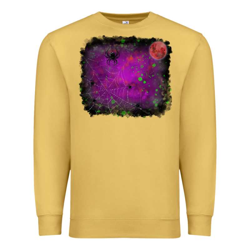 Halloween Backround Moon Premium Sweatshirt by RanaPortraitStore | Teevron