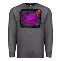 Charcoal Heather halloween backround moon Premium Sweatshirt - RanaPortraitStore