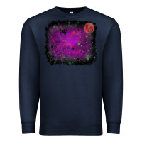 Navy halloween backround moon Premium Sweatshirt - RanaPortraitStore