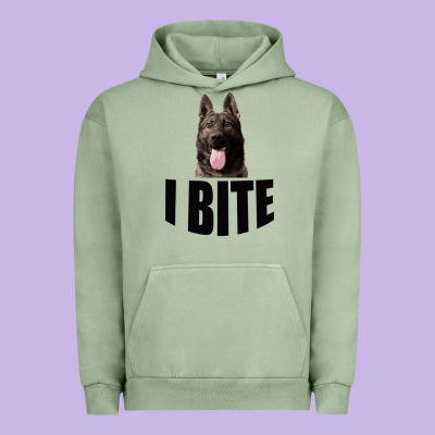 I Bite Urban Hoodie Designed By Bettercallsaul