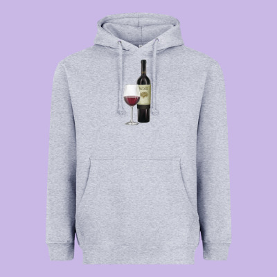 California Wine Heavyweight Hoodie Designed By Ranaportraitstore