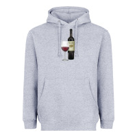 Heather Grey California Wine Heavyweight Hoodie - RanaPortraitStore