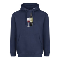 Navy California Wine Heavyweight Hoodie - RanaPortraitStore