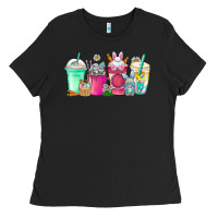 Black easter day coffee Ladies Tee - CowhideDigitalArt