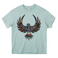 Arona aztec leopard thunderbird Heavy Core Tee - RanaPortraitStore