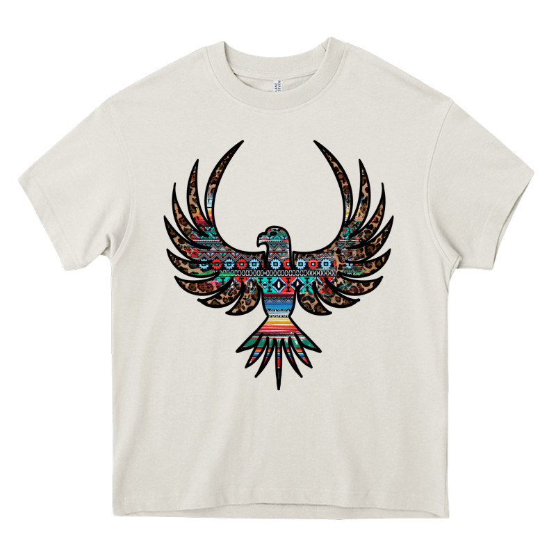 Aztec Leopard Thunderbird Heavy Core Tee by RanaPortraitStore | Teevron