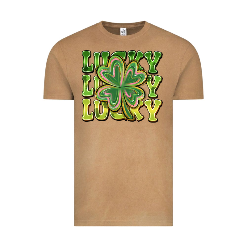 Lucky Clover Vintage Tee by CowhideDigitalArt | Teevron