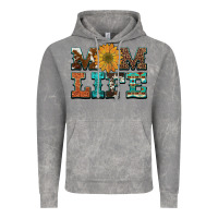 Cloud Rock western cowhide leopard turquoise  leather aztec sunflower mom Vintage Hoodie - Artiststas