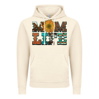 Vintage Artic western cowhide leopard turquoise  leather aztec sunflower mom Vintage Hoodie - Artiststas