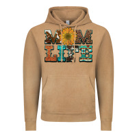 Vintage Camel western cowhide leopard turquoise  leather aztec sunflower mom Vintage Hoodie - Artiststas
