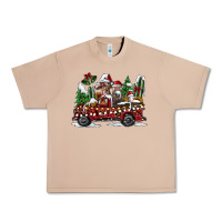 Burro festive farm animal christmas truck Urban Heavy Tee - CowhideDigitalArt