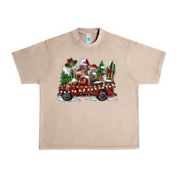 French Oak festive farm animal christmas truck Urban Heavy Tee - CowhideDigitalArt