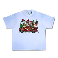 Grape Ice festive farm animal christmas truck Urban Heavy Tee - CowhideDigitalArt