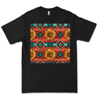 Black native american aztec seamless pattern 2 Premium Tee - BundleAndBundleShop