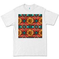 White native american aztec seamless pattern 2 Premium Tee - BundleAndBundleShop
