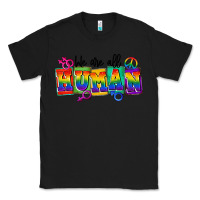 Black we are all human Classic Tee - FaDigitalArtStudio