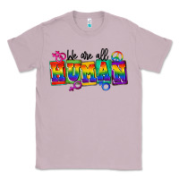 Lilac we are all human Classic Tee - FaDigitalArtStudio