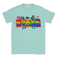 Seafoam we are all human Classic Tee - FaDigitalArtStudio