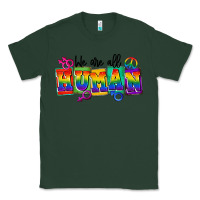 Sports Green we are all human Classic Tee - FaDigitalArtStudio