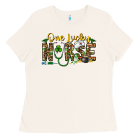Bone one lucky nurse Ladies Tee - CowhideDigitalArt