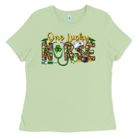 Matcha one lucky nurse Ladies Tee - CowhideDigitalArt